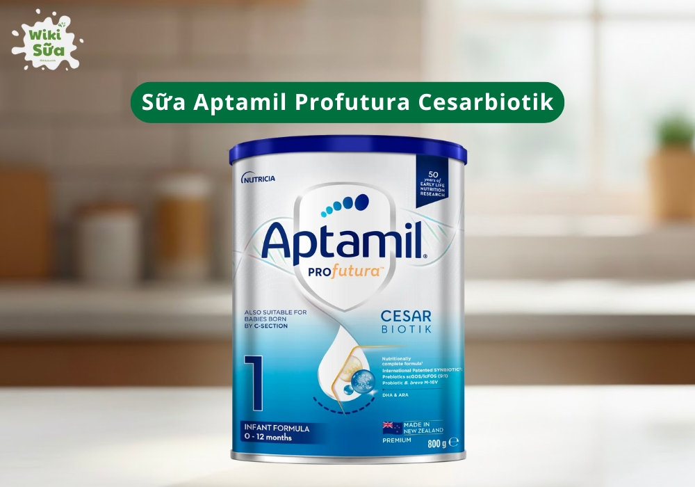 Cho trẻ uống sữa tăng đề kháng Aptamil Profutura Cesarbiotik giúp cân bằng vi sinh đường ruột, và hỗ trợ miễn dịch khỏe mạnh