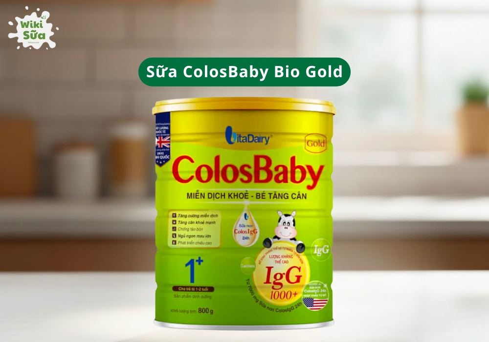 ColosBaby Bio Gold với bộ ba miễn dịch IgG, 2’FL‑HMO và Bifidobacterium giúp bé hấp thu dưỡng chất, tăng đề kháng và phát triển trí não