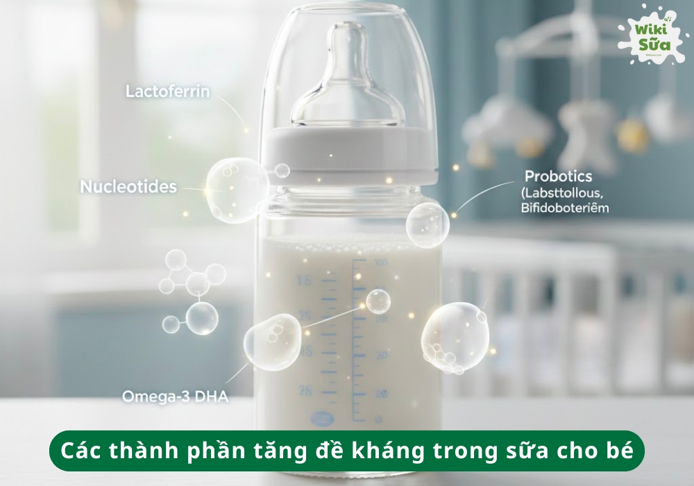 Khi lựa chọn sữa cho trẻ, bố mẹ nên ưu tiên các sản phẩm chứa đầy đủ các dưỡng chất giúp tăng cường đề kháng và hệ miễn dịch