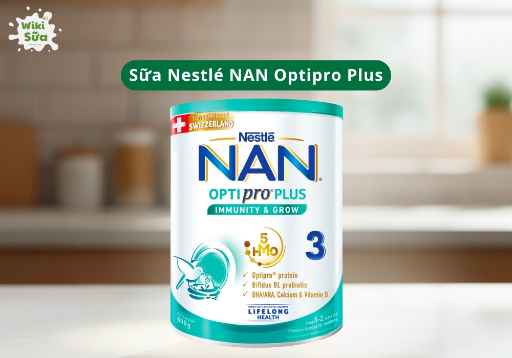 Nestlé NAN Optipro Plus bổ sung phức hợp HMO và Bifidus BL giúp bé phòng ốm vặt, tăng sức đề kháng và hấp thu dưỡng chất