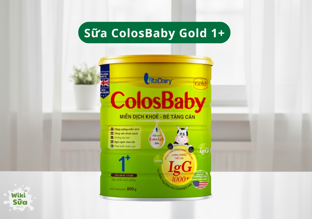 Sữa ColosBaby Gold 1+ bảo vệ hệ tiêu hóa và tăng cường miễn dịch.