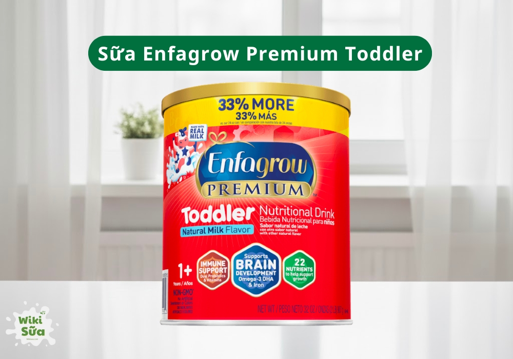 Sữa Enfagrow Premium Toddler phù hợp cho trẻ tăng trưởng từ 1–3 tuổi, tạo nền tảng cho sự phát triển lâu dài.