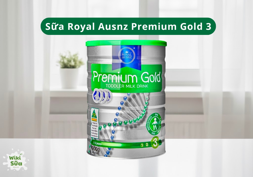 Sữa công thức Úc tốt cho trẻ từ 1 tuổi trở lên - Royal Ausnz Premium Gold số 3.