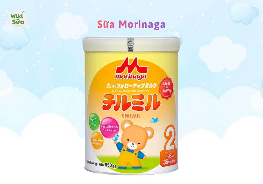 Sữa mát Morinaga giảm táo bón cho trẻ. (Nguồn: Wiki Sữa)