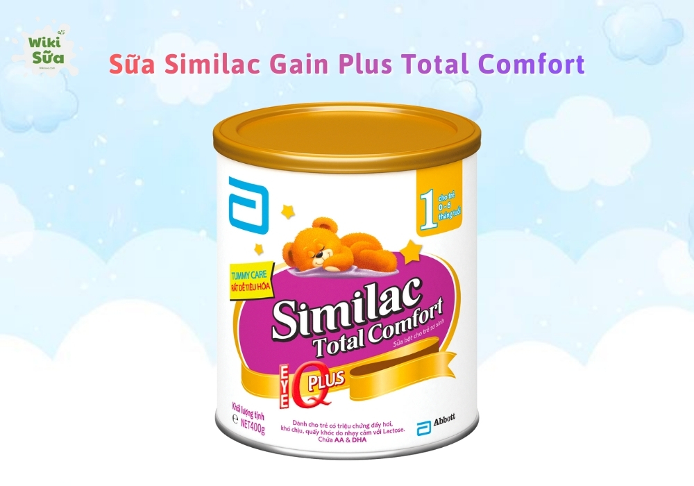 Sữa bột Similac Gain Plus Total Comfort tốt cho tiêu hóa