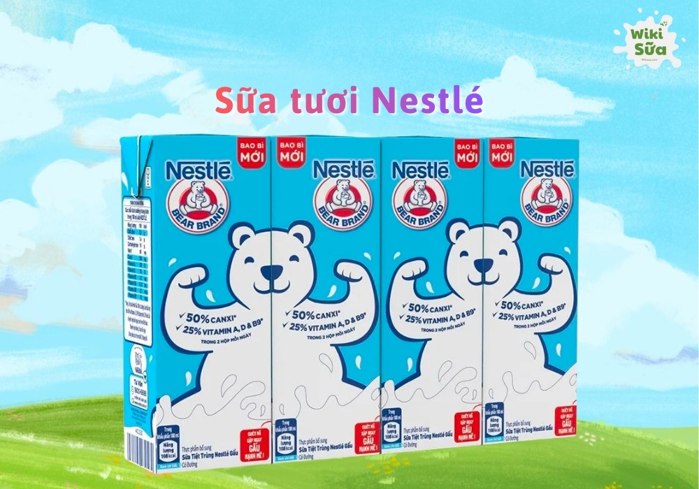 Sữa tươi Nestlé cho bé 1 tuổi giúp tăng cân đều, phát triển khỏe mạnh