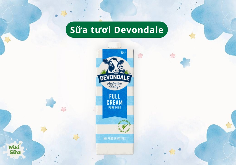 Sữa tươi Devondale giúp bé tăng cân và phát triển toàn diện