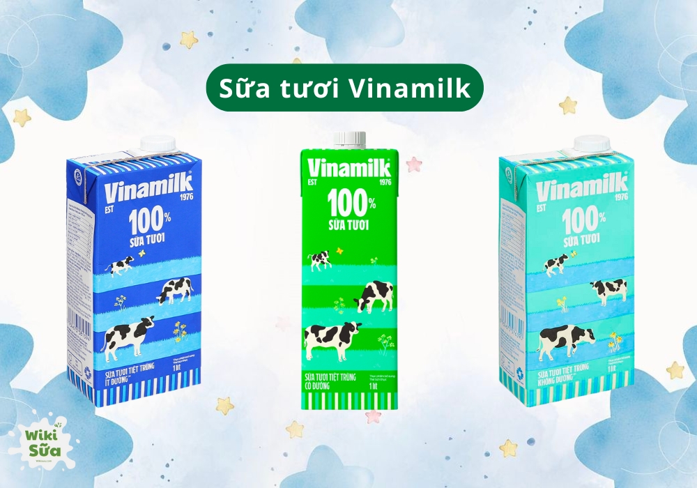 Sữa tươi Vinamilk cho bé từ 1 tuổi