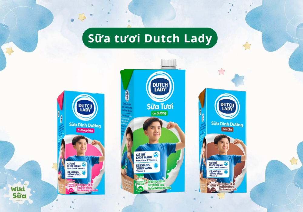 Sữa tươi Dutch Lady tốt cho bé