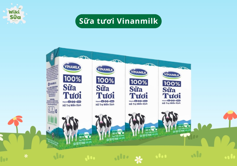 Sữa tươi nguyên kem Vinamilk cho bé 1 tuổi phát triển toàn diện cung cấp đầy đủ dưỡng chất thiết yếu, hỗ trợ xương chắc khỏe.
