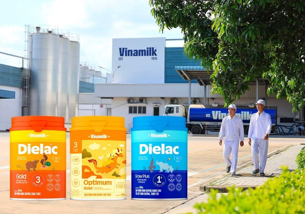 sữa vinamilk cho bé trên 1 tuổi