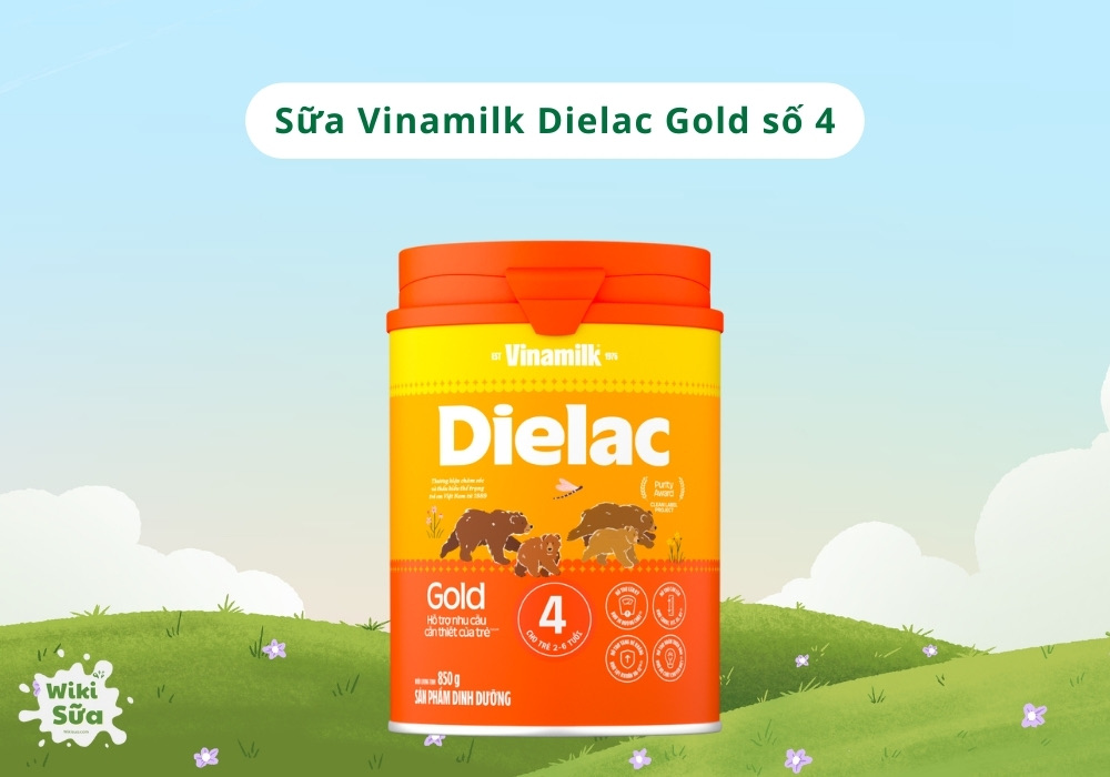 Sữa công thức Vinamilk Dielac Gold 4 cho bé trên 2 tuổi