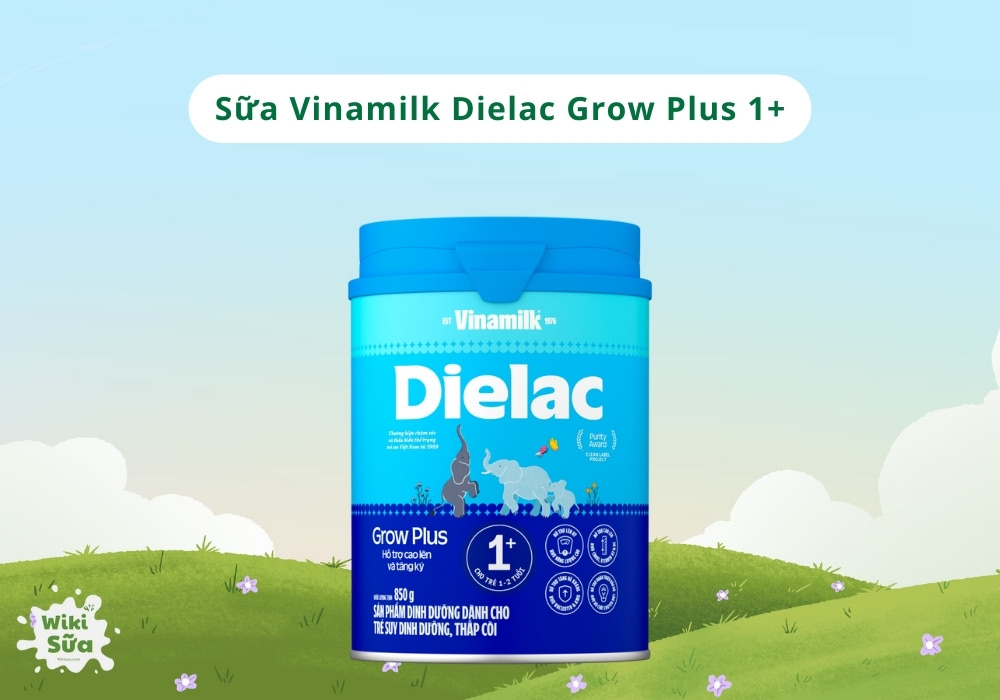 Sữa công thức Vinamilk Grow Plus 1+ cho trẻ trên 1 tuổi suy dinh dưỡng hoặc thấp còi