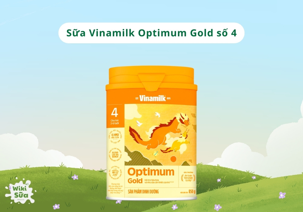 Sữa Vinamilk Optimum Gold 4 cho trẻ trên 1 tuổi