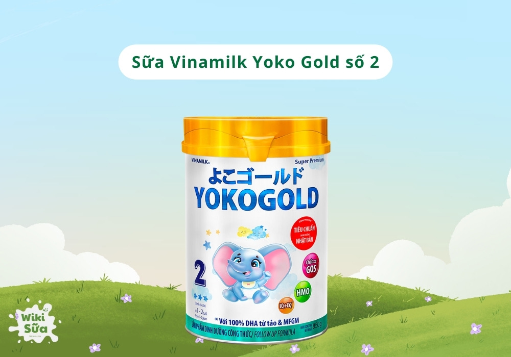 Sữa mát Vinamilk Yoko Gold 2 cho bé 1–2 tuổi