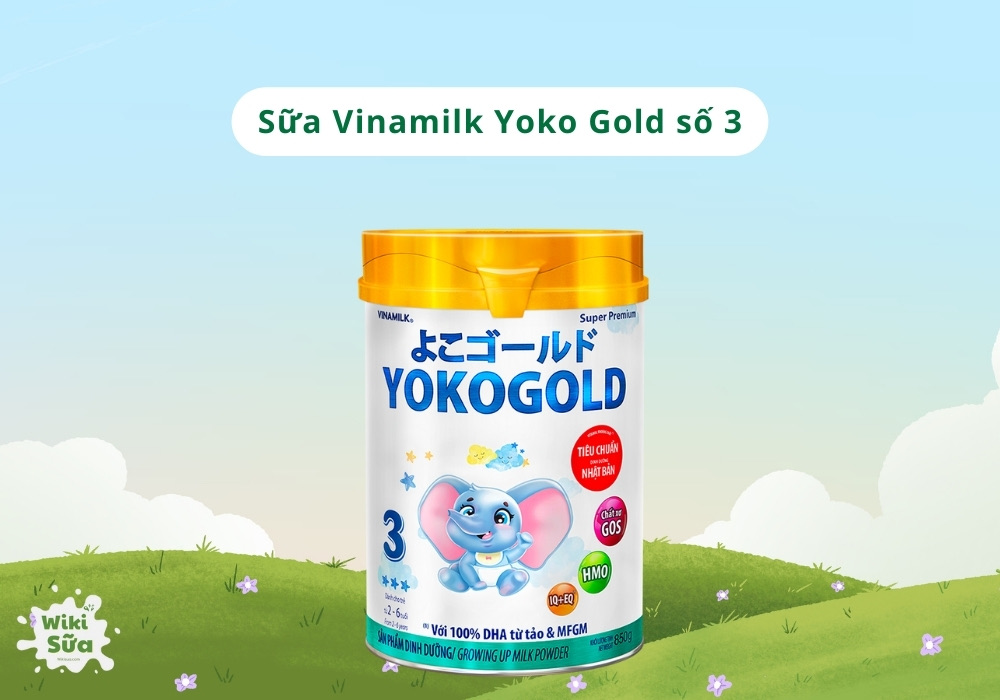 Sữa Vinamilk Yoko Gold 3 để bé 2–6 tuổi