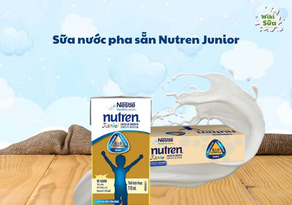 Sữa pha sẵn Nutren Junior cho bé từ 1 tuổi