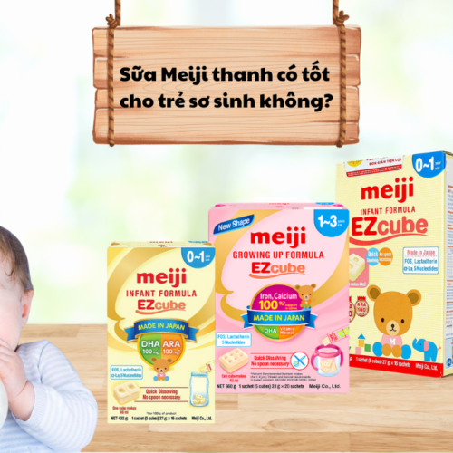 Sữa thanh Meiji cho trẻ sơ sinh có tốt không? Có mát không?