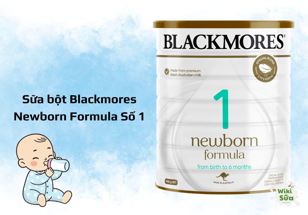 Sữa bột Blackmores NewBorn Formula Số 1 là sản phẩm dành cho trẻ sơ sinh.