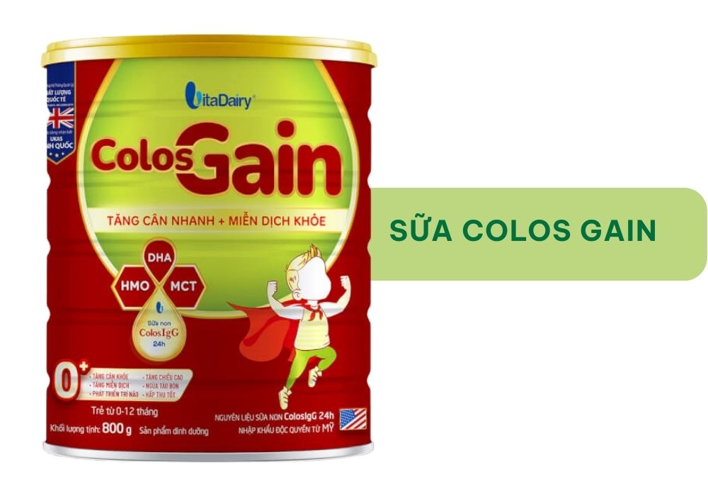 8. Sữa Colos Gain