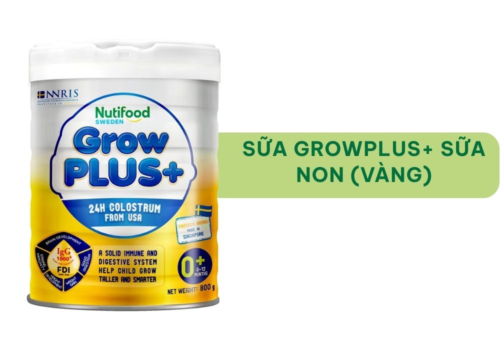 Sữa GrowPLUS+ Sữa non (Vàng)