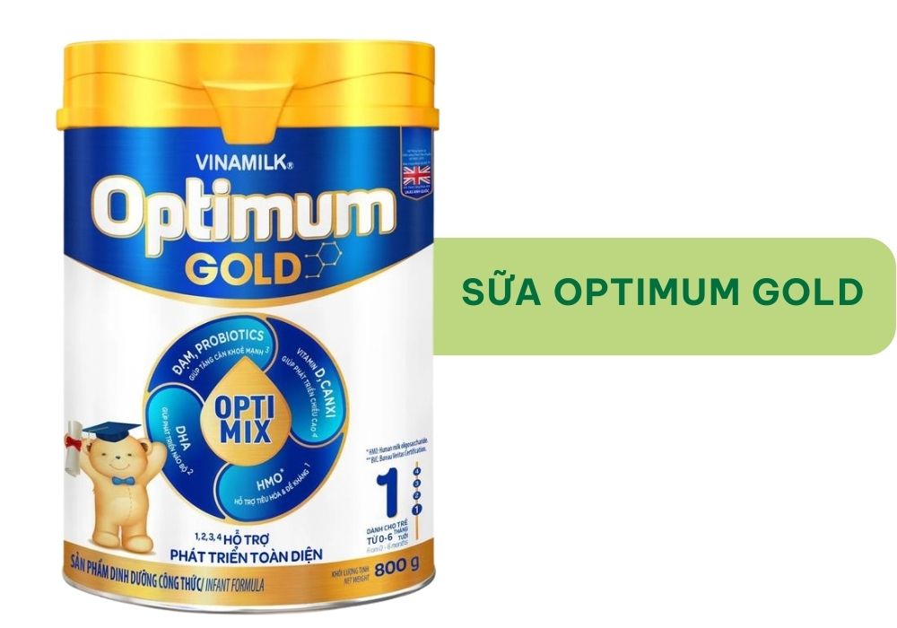 Sữa tốt cho hệ tiêu hóa và tăng cân Optimum Gold