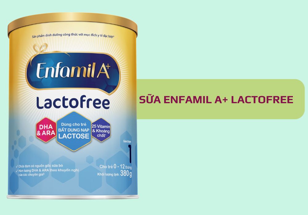 Sữa Enfamil A+ LactoFree (0-12 tháng)