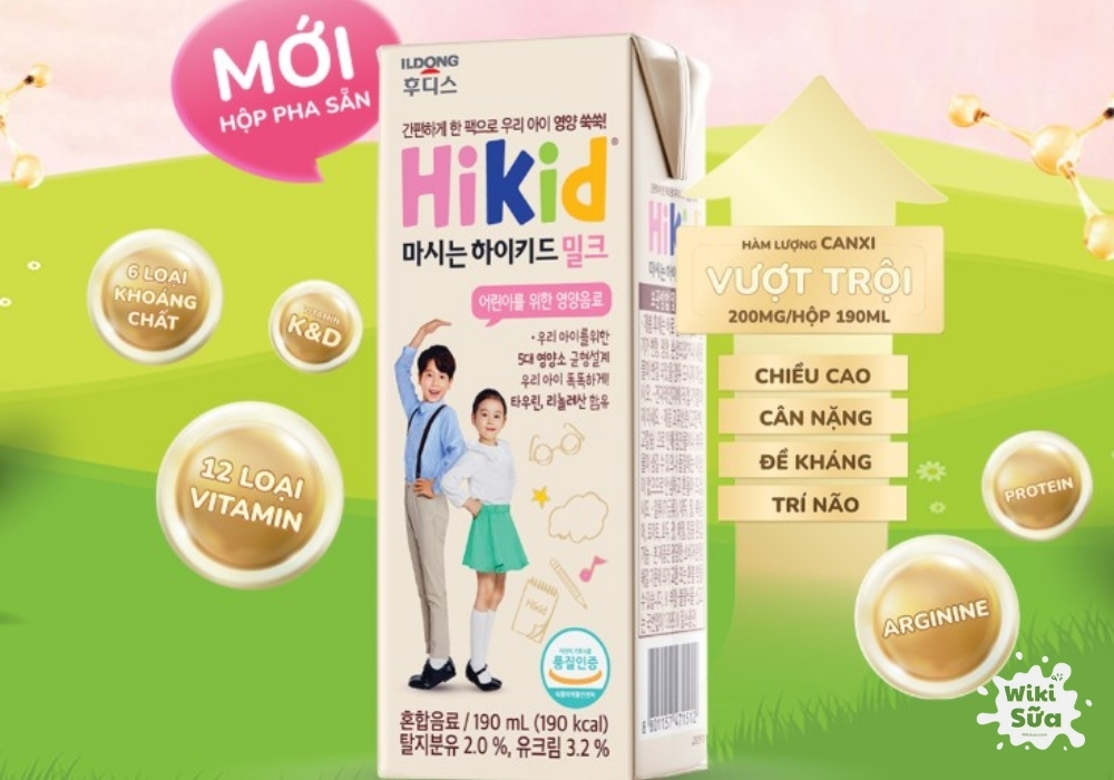 Sữa Hikid giúp trẻ phát triển vượt trội