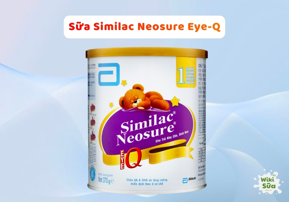 Similac Neosure EYE - Q hỗ trợ phát triển trí não, thị lực, tăng sức đề kháng và cung cấp đầy đủ dưỡng chất cho trẻ từ 0 – 12 tháng