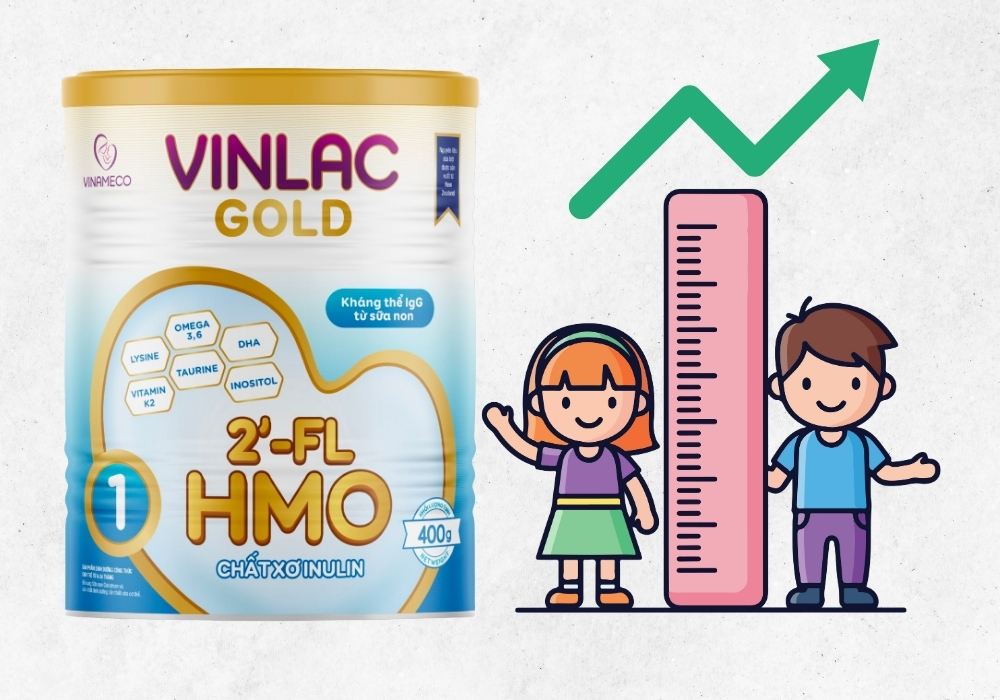 Sữa Vinlac phù hợp cho trẻ biếng ăn, chậm tăng cân, sức đề kháng kém, giúp bé phát triển toàn diện cả về thể chất lẫn trí não.