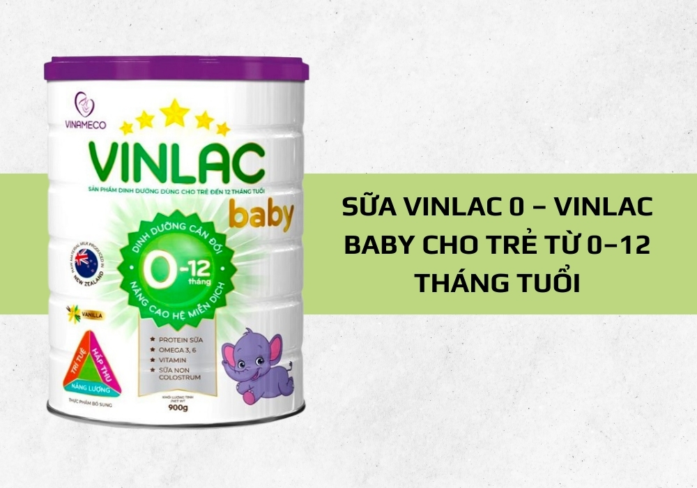 Vinlac Baby là lựa chọn phù hợp cho ba mẹ đang tìm kiếm sữa công thức cho trẻ 0–12 tháng tuổi dễ tiêu hóa, hỗ trợ tăng cân và tăng đề kháng.