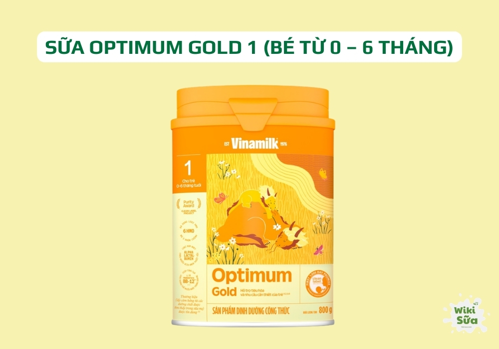 Sữa Optimum Gold 1 (0 – 6 tháng)
