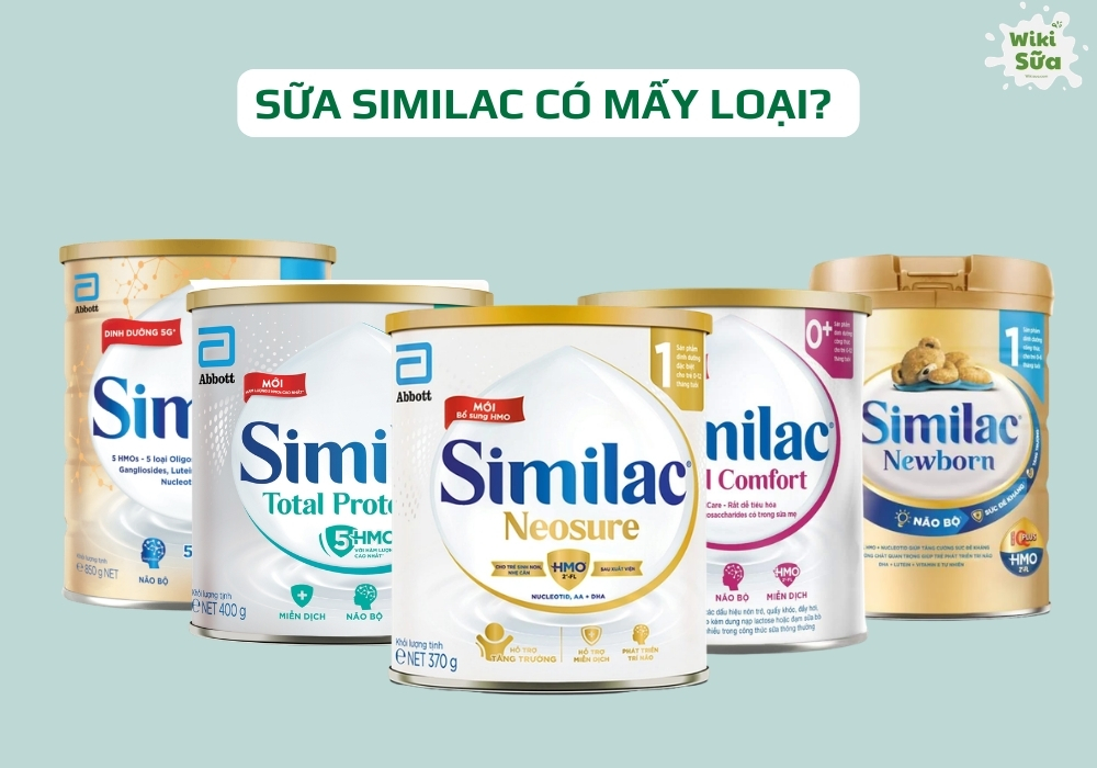 Sữa Similac có mấy loại?