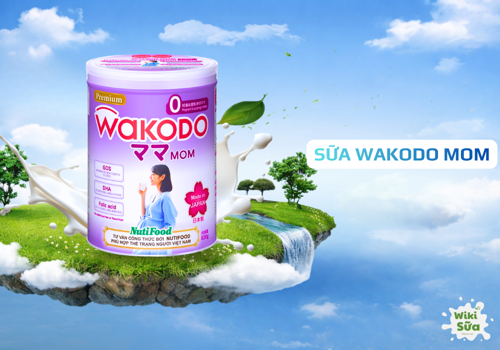 Sữa Wakodo MOM – thanh nhẹ, dễ uống, giúp mẹ thoải mái hơn sau sinh mổ