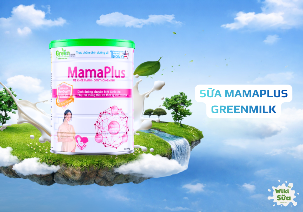 Sữa MamPlus Green Milk – giảm béo, hỗ trợ giữ dáng và tiêu hóa ổn định