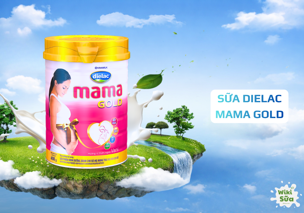 Sữa Dielac Mama Gold – đồng hành cùng mẹ sinh mổ phục hồi và lợi sữa.