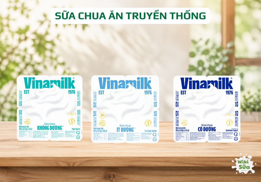 sữa chua ăn vinamilk truyền thống
