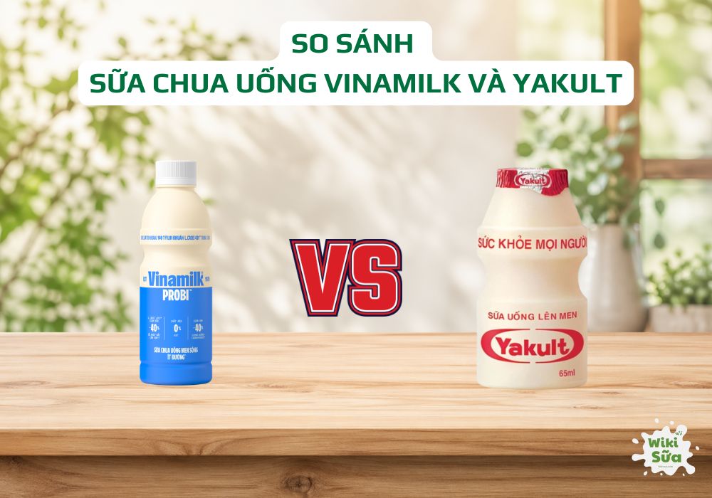 so sánh sữa chua uống vinamilk và yakult