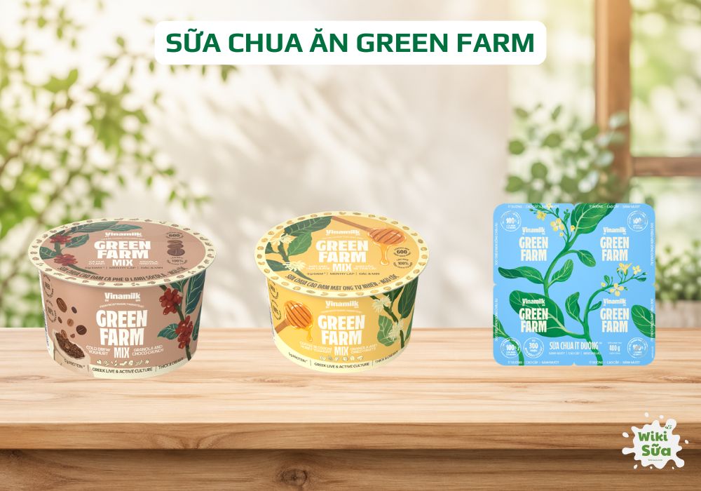 sữa chua ăn vinamilk greenfarm