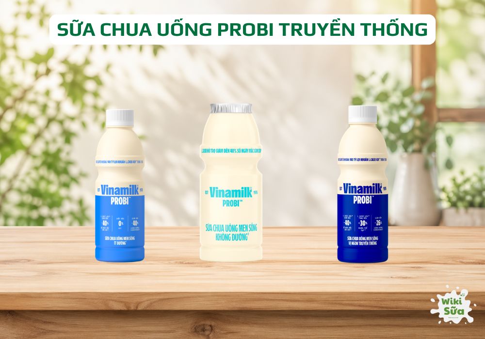 sữa chua uống vinamilk probi truyền thống