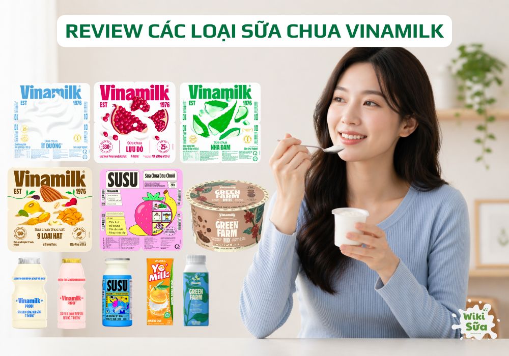 các loại sữa chua vinamilk
