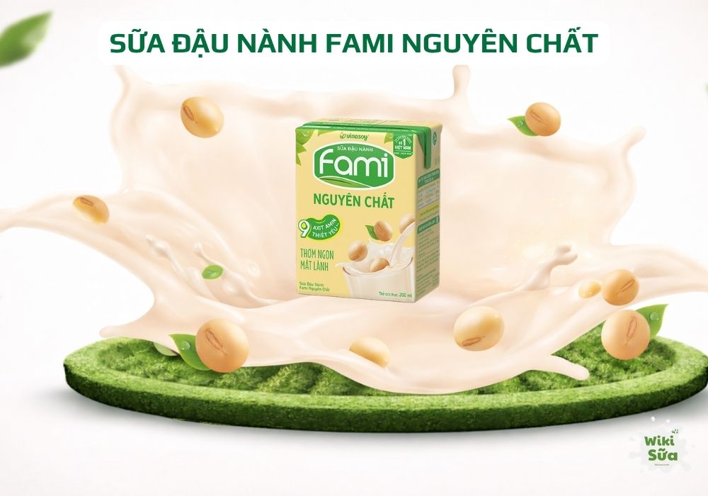 sữa đậu nành fami nguyên chất