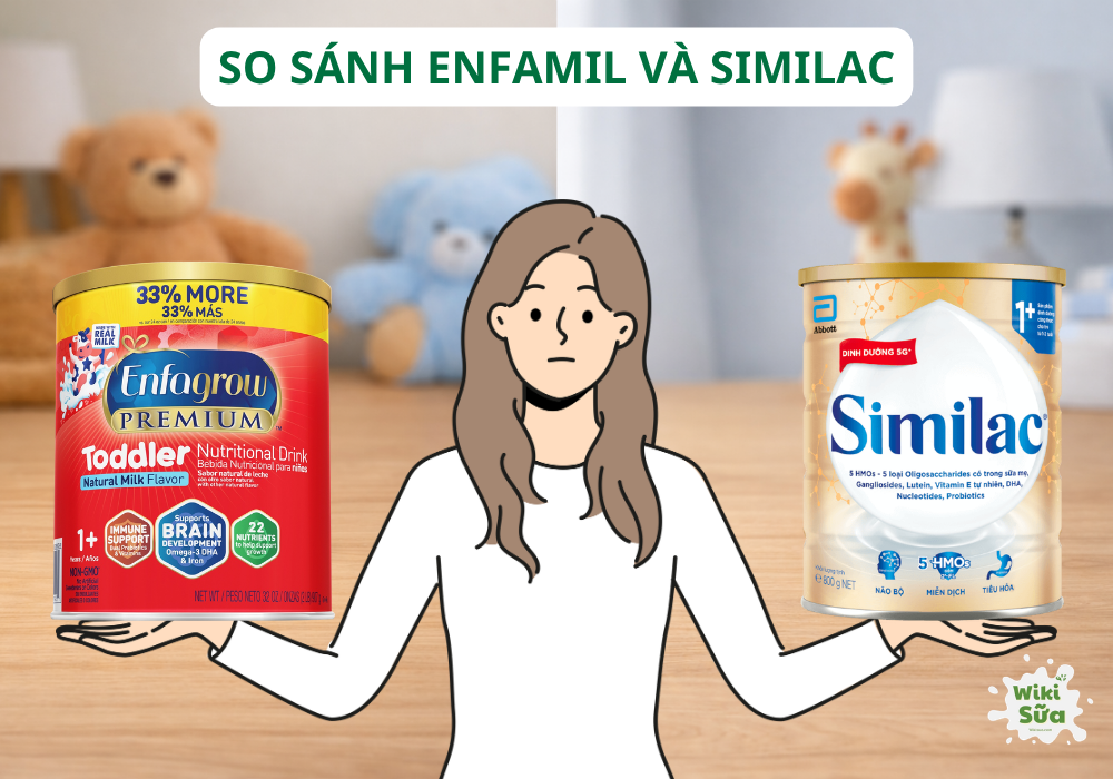 so sánh sữa enfamil và similac