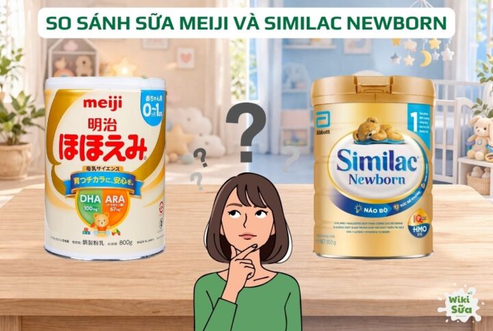 so sánh sữa meiji và similac newborn