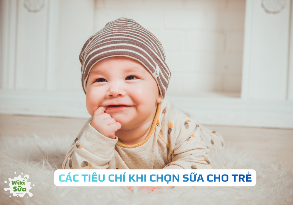 Các tiêu chí khi chọn sữa cho trẻ 