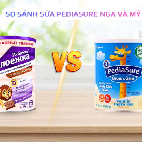 So sánh sữa Pediasure Nga và Mỹ – Loại nào tốt nhất cho trẻ?