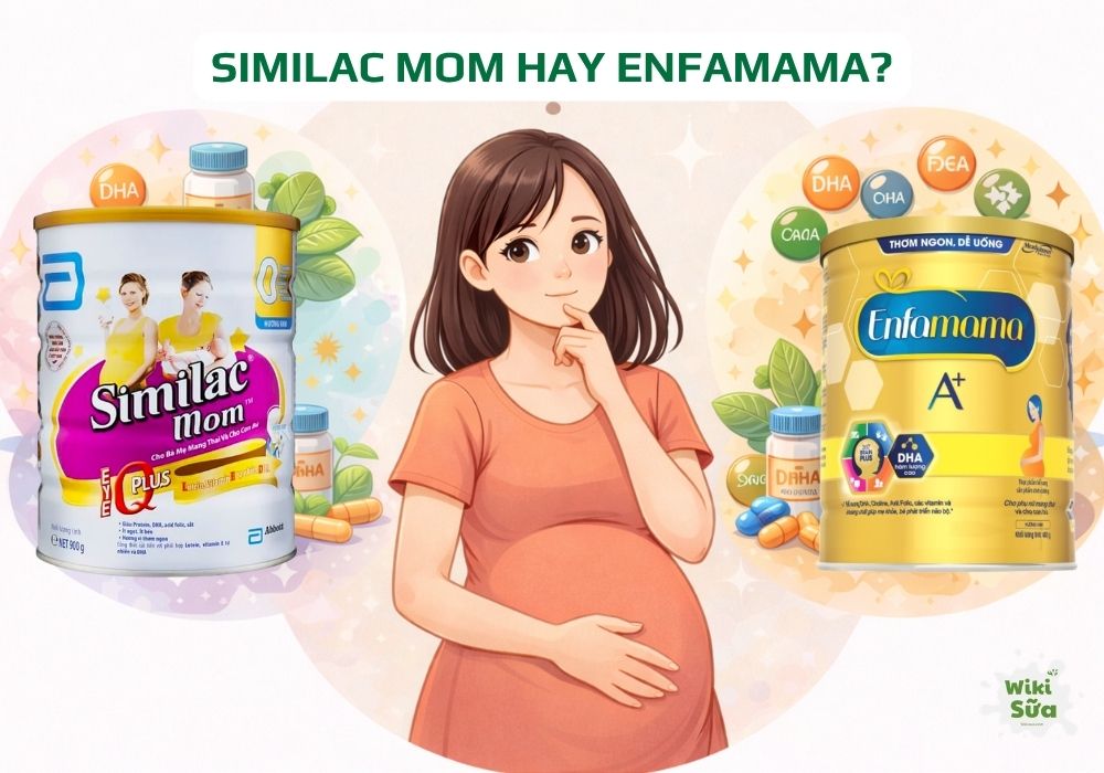 similac mom hay enfamama - chọn sữa nào phù hợp cho mẹ bầu