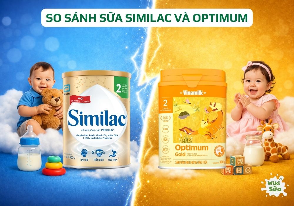 so sánh sữa similac và optimum