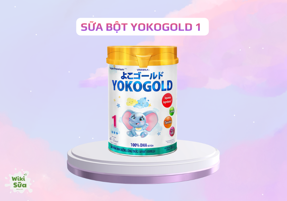 Sữa bột YokoGold 1 – hỗ trợ tiêu hóa êm bụng, giúp bé phát triển toàn diện ngay từ giai đoạn sơ sinh. 