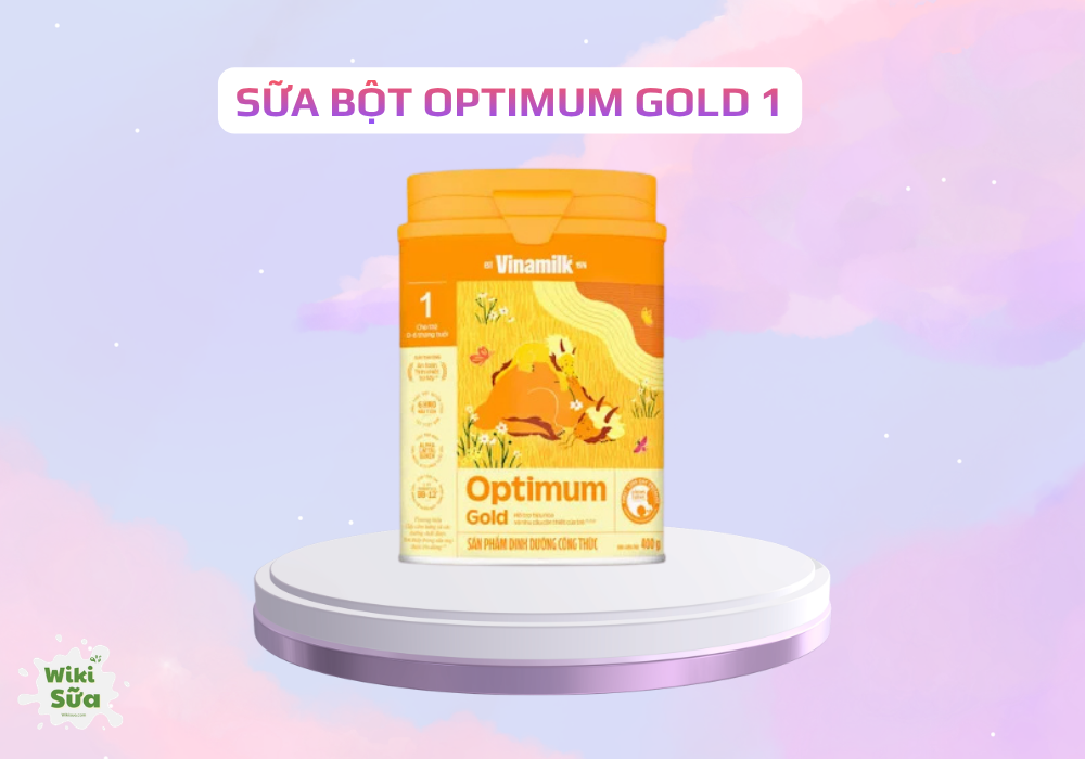 Sữa bột Optimum Gold 1 – nổi bật với hệ 6 HMO giúp hỗ trợ tiêu hóa và tăng cường miễn dịch cho bé.  